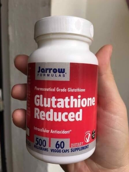 Glutathione 500mg 60 viên - Viên uống trắng da Jarrow Glutathione reduced 500mg