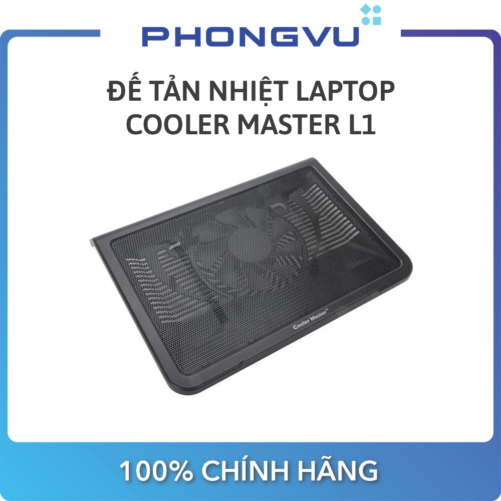 Đế tản nhiệt Laptop Cooler Master L1 - Bảo hành 12 tháng