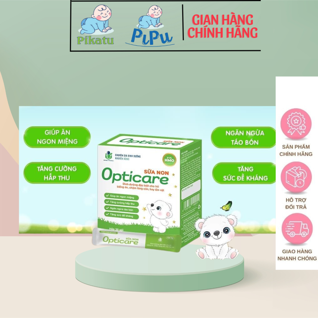 Sữa non opticare hộp 30 gói - mỗi gói 2g