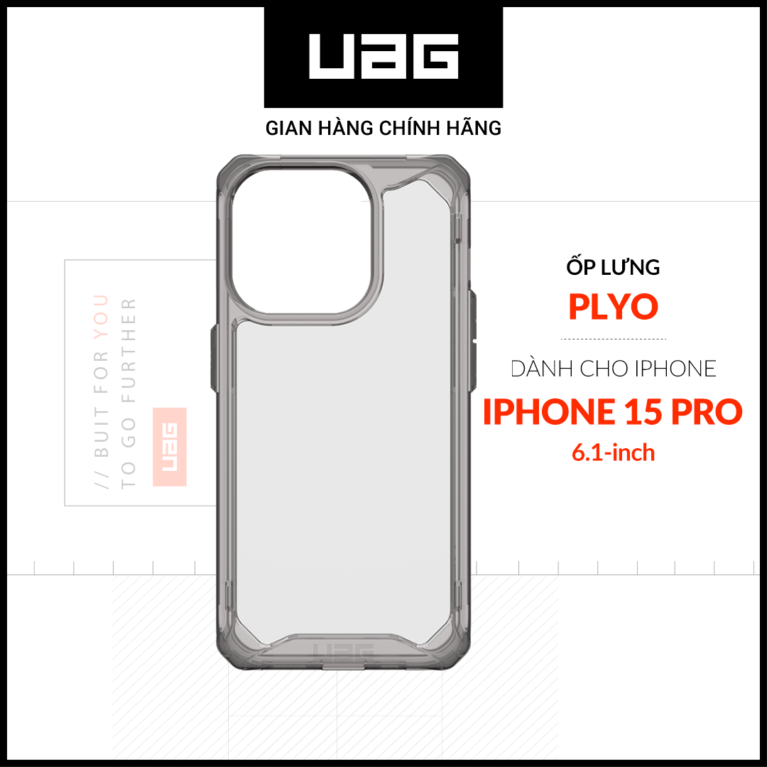 Ốp lưng chống sốc uag plyo cho iphone 15 pro