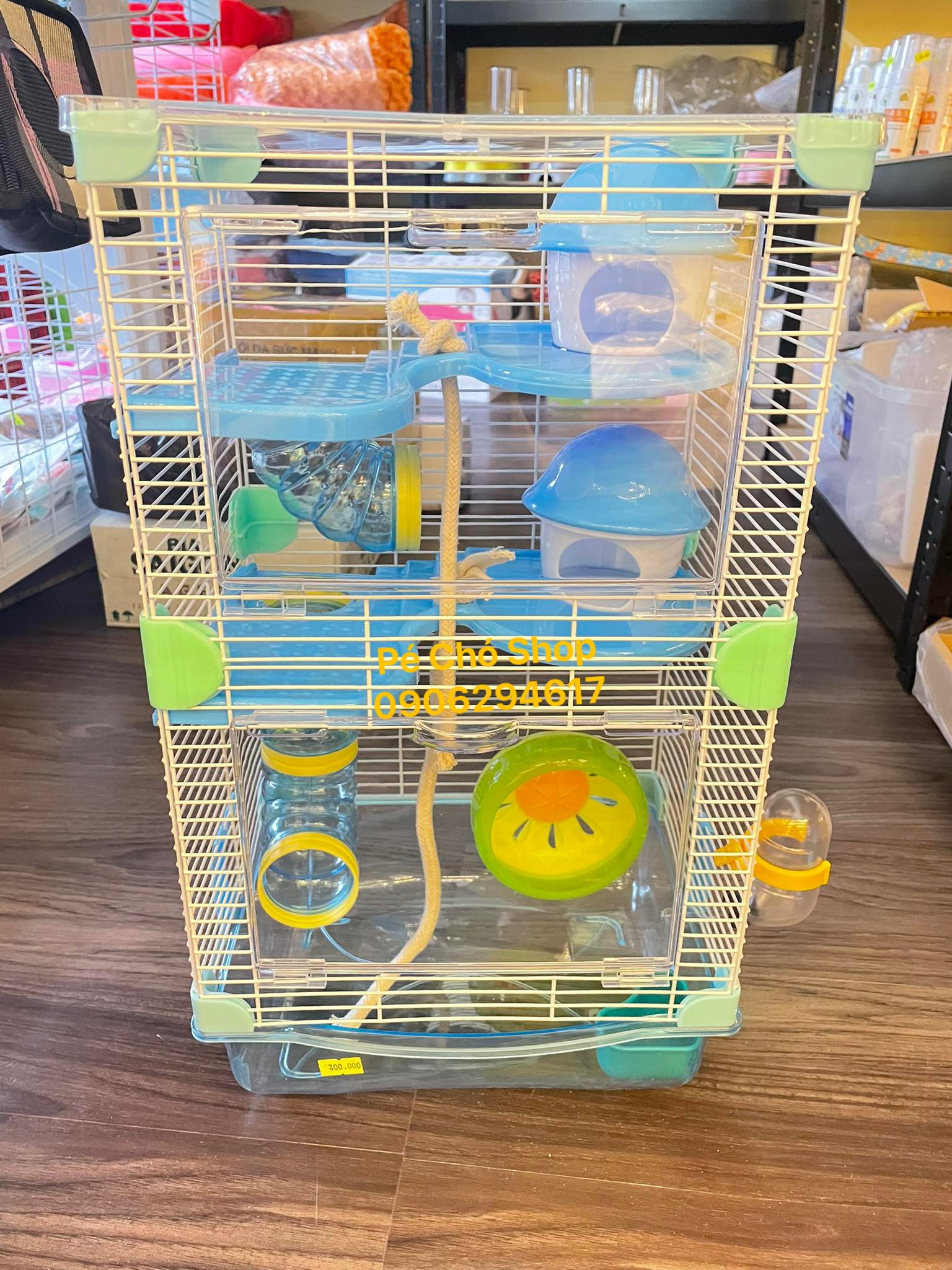 Lồng hamster Mika Mạo Hiem cho Hamster siêu xinh siêu sang.