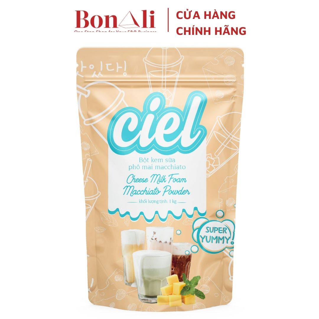 1 túi bột kem sữa phô mai macchiato ciel 1kg
