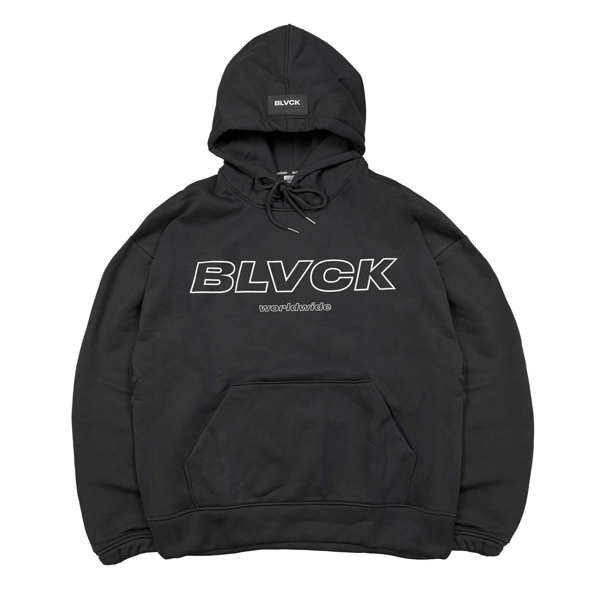 Hoodie basic blvck - black