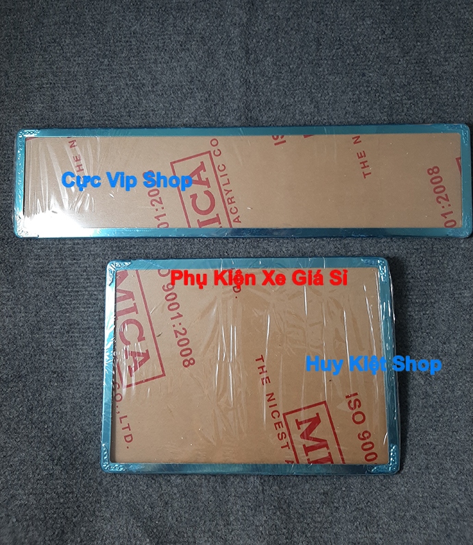Full Bộ Khung Biển Số Ô Tô Inox Trước Sau MS2374
