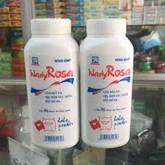 Phấn nadyrosa làm mát da, phòng ngừa rôm sảy, ngứa, sần đỏ da