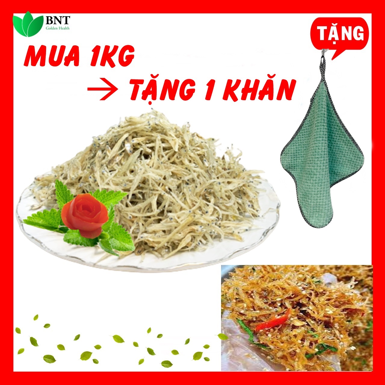 Cá cơm mờm khô bnt fresh food, loại 1, cá tươi ngon, thịt ngọt thơm