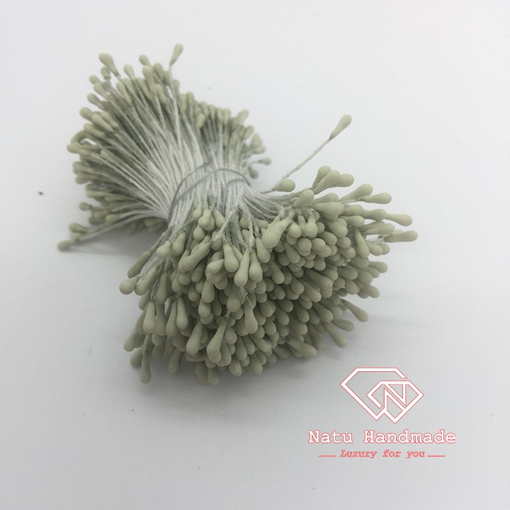 Nguyên liệu làm hoa cài áo - hoa cài tóc handmade - Nhụy hoa giả màu mờ - nhụy đơn - Nhuydon