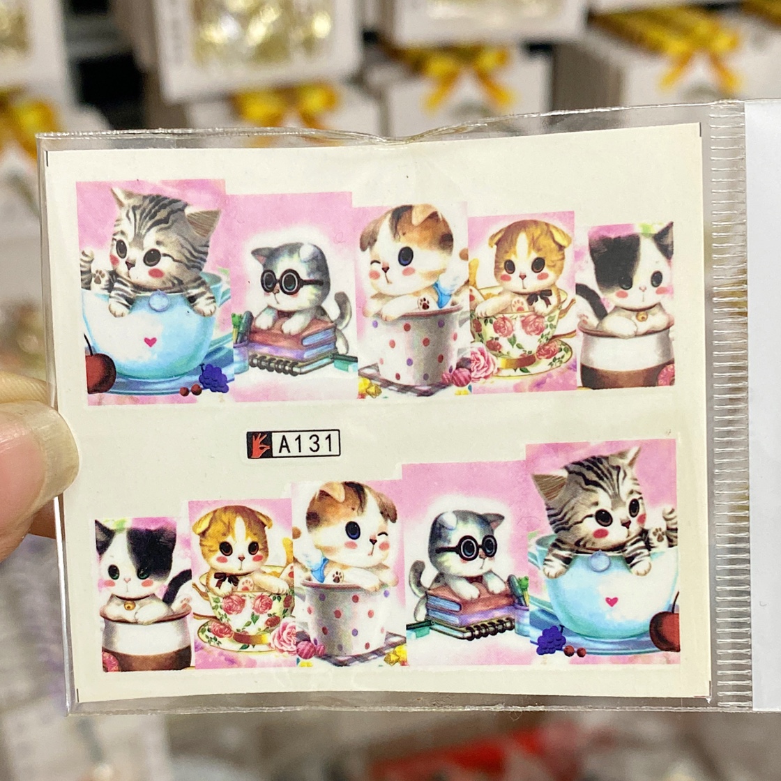 Sticker Nước Dán Móng Tay ,Tiện Lợi Nhanh Chóng - Mini Nails