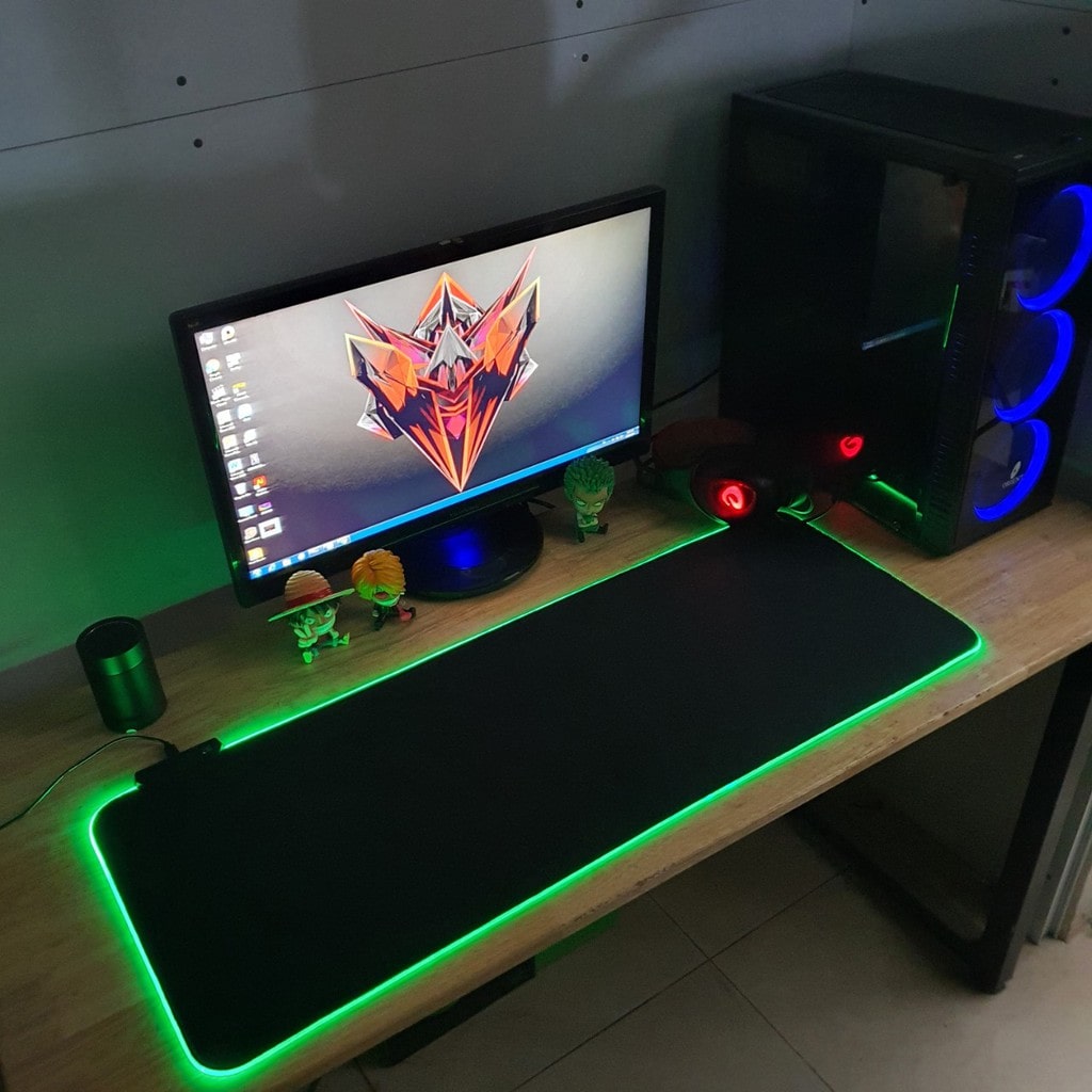 Bàn Di Chuột RGB, Lót Chuột Pad đèn led RGB - NK