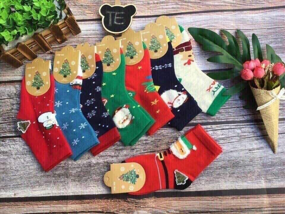 SÉT 5 ĐÔI TẤT NOEL CHO BÉ TRAI GÁI ĐI ĐỀU ĐẸP, THỜI TRANG 1993