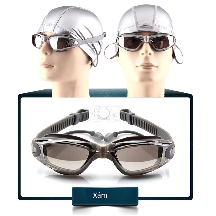 Kính bơi cao cấp, Kính bơi nam nữ chống tia UV cực tốt- Lỗi 1 đổi 1 - Bảo hành úy tín 1 đổi 1