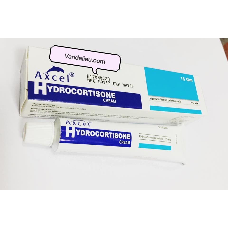 Axcel Hydrocortisone Cream 15g Eczema DẠng ĐỒng Xu TỔ ĐỈa ViÊm Da