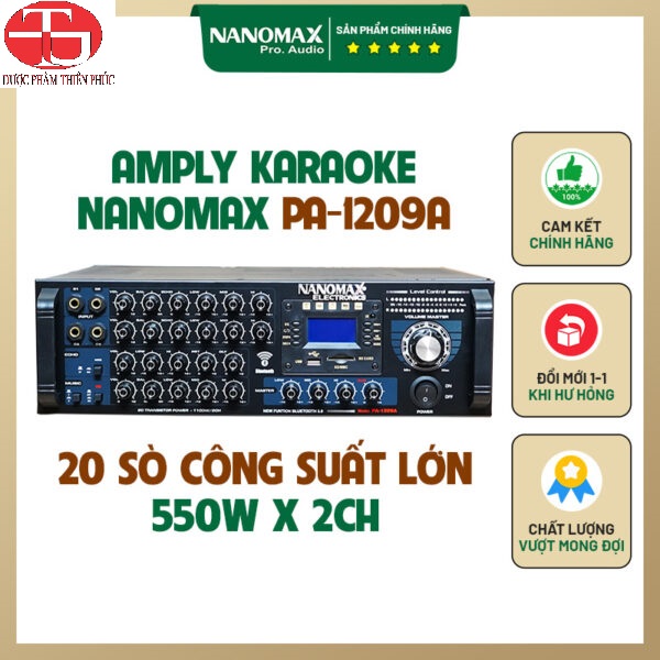 [HCM] AMPLY NANOMAX PA-1209A - Hàng Chính Hãng - Công Ty Thiên Phúc