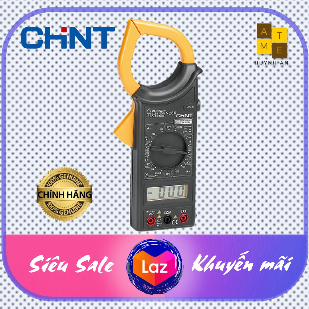 Đồng hồ cầm tay - Ampe kìm, Đo dòng Đo áp Đo điện trở, Hãng Chint