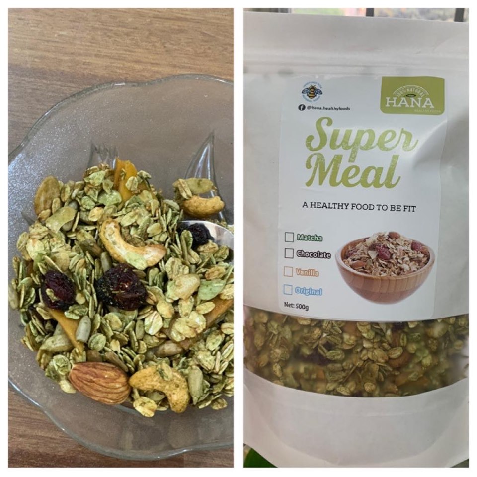 Ngũ cốc ăn kiêng giảm cân mix hạt - Vị trà xanh 500g