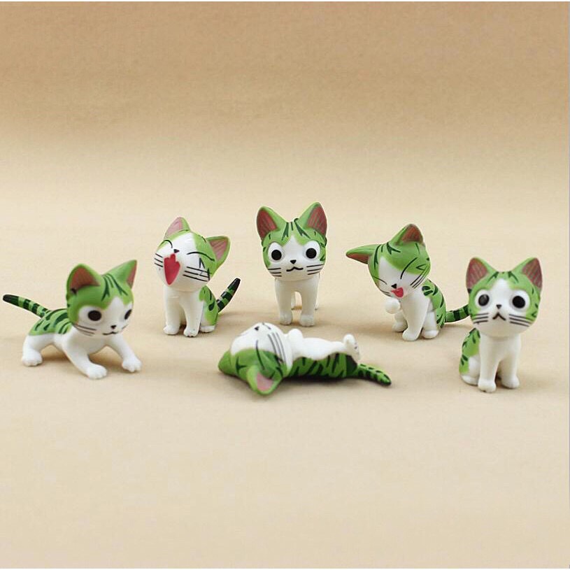 [HCM]Mô hình  Mèo Chii  trang trí tiểu cảnh thủy sinh terrarium chậu cây cảnh sen đá bánh kem xương rồng