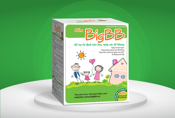 Cốm bigbb hỗ trợ trẻ ăn ngon, tăng sức đề kháng giảm ốm vặt
