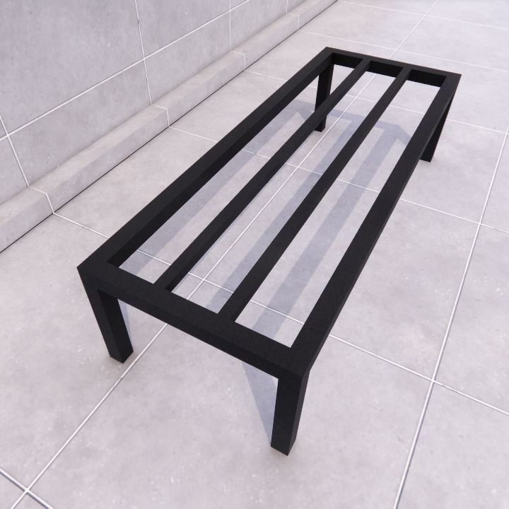 Kệ kê chậu cây - Dài 40cm Rộng 20cm Cao (10-50)cm, 2 nan, thép hộp 16x16mm - Giá kệ sắt