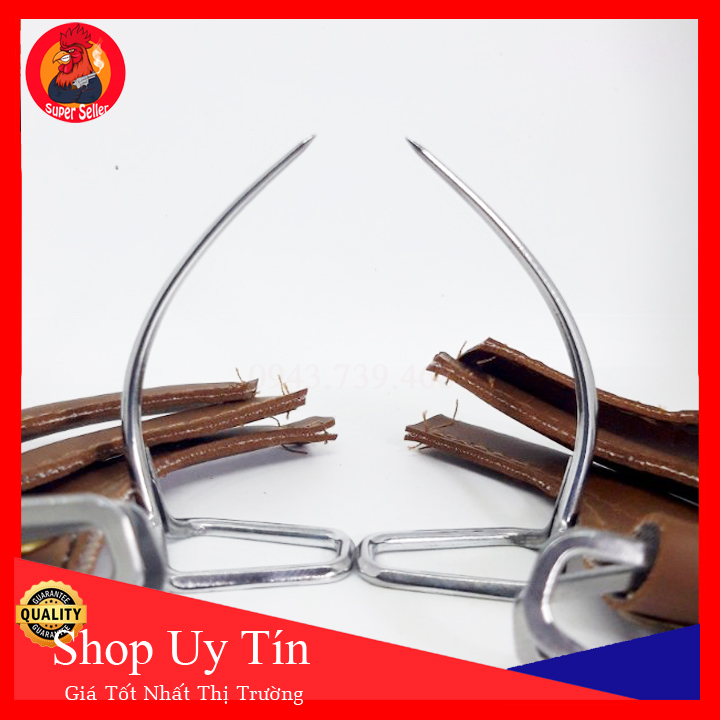 Cựa Gà Nòi Thép Mỹ Gọng Lai Việt Hàng Chuẩn Đá Tiền Size 55