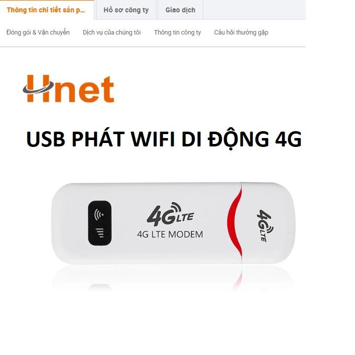 USB PHÁT WIFI TỪ SIM 4G LTE - TỐC ĐỘ TÀU ĐIỆN - NHẬP KHẨU NGHUYÊN CHIẾC - Tặng sim 4G data khủng từ MƯỜNG THANH ROYAL