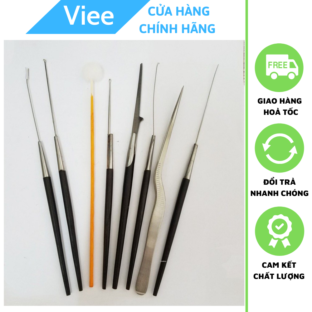 Bộ dụng cụ 8 món lấy ráy tai chuyên nghiệp, an toàn