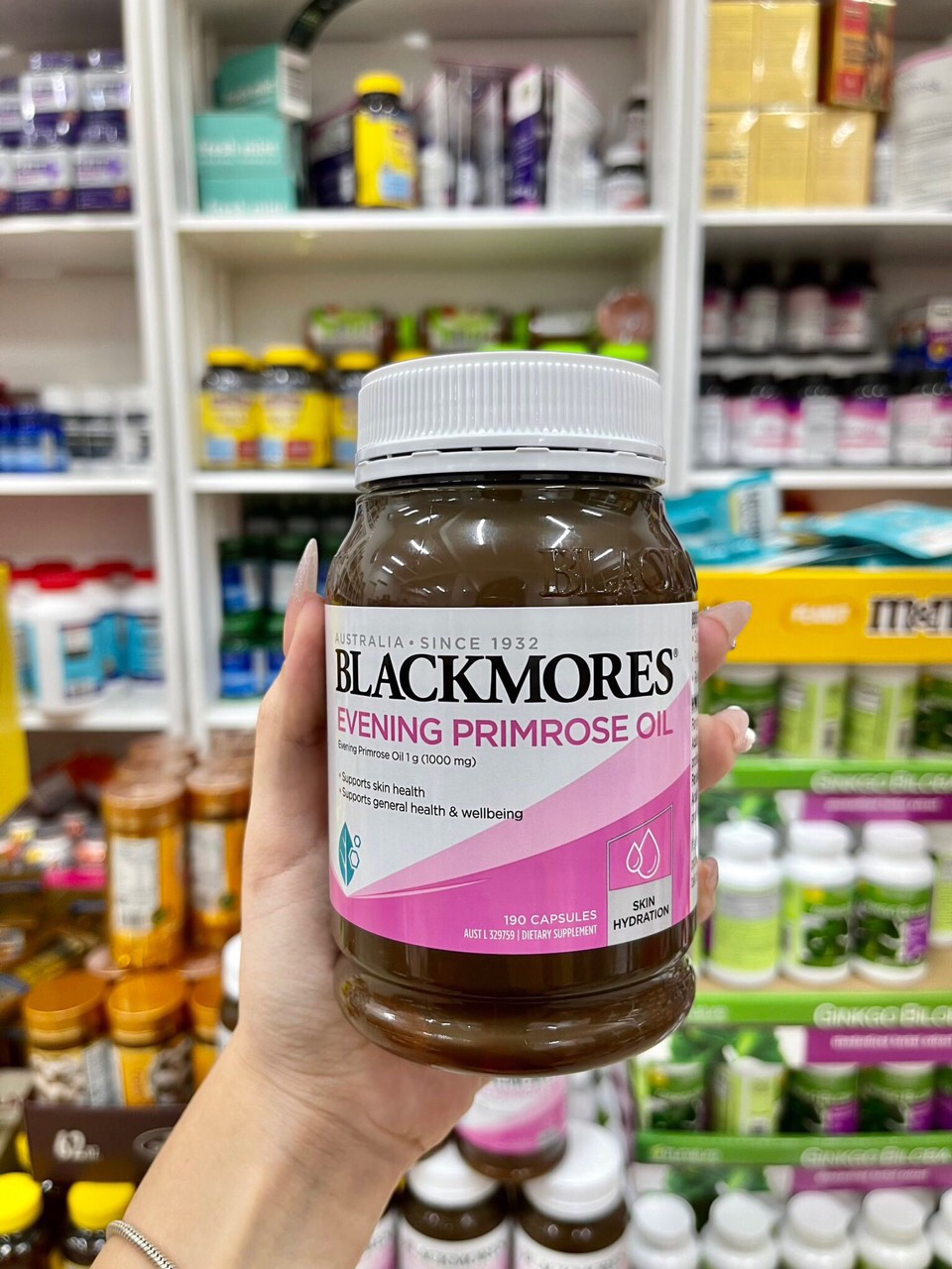 Tinh Dầu Hoa Anh Thảo Blackmores Evening Primrose Oil Úc 190 viên