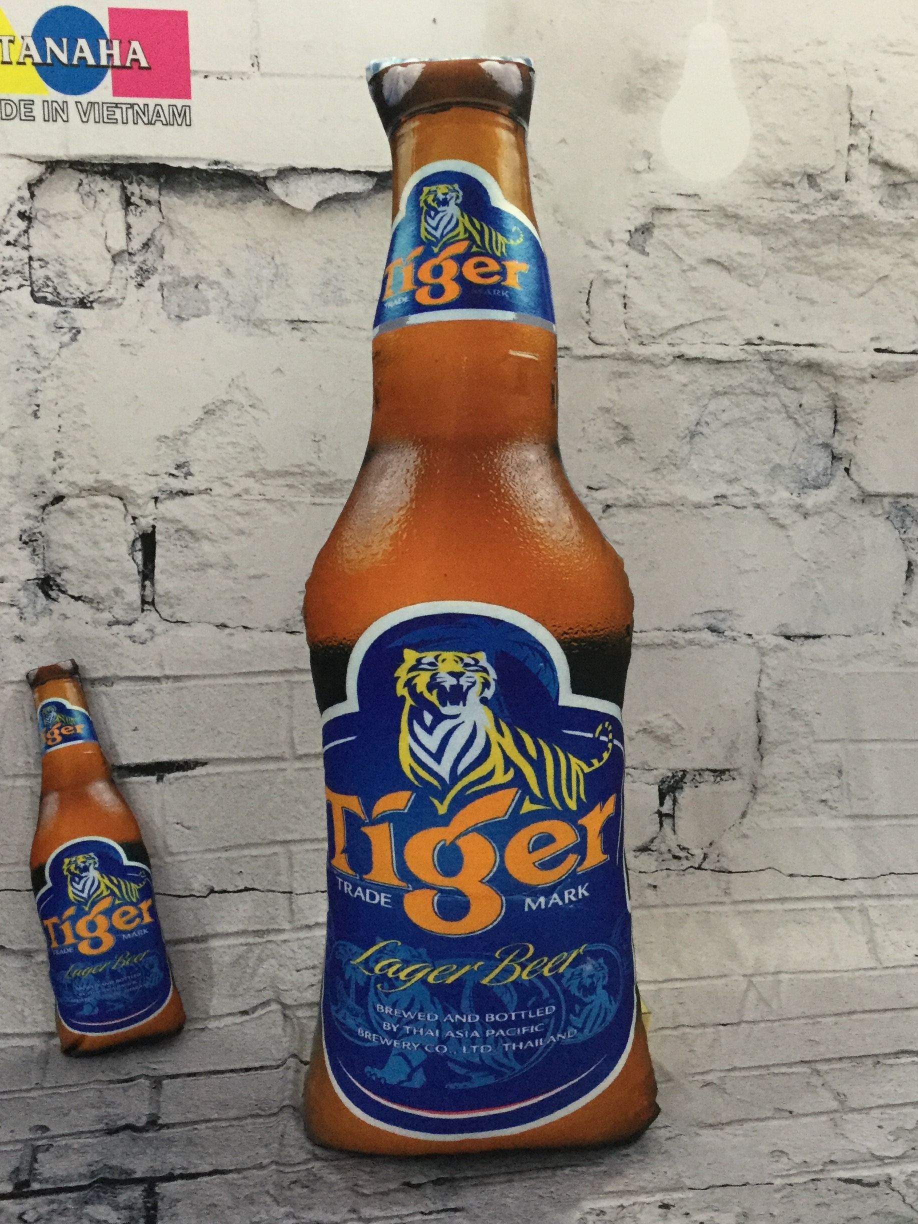 [HCM]Gối ôm 3D Loại 1  Chai Tiger 90cm