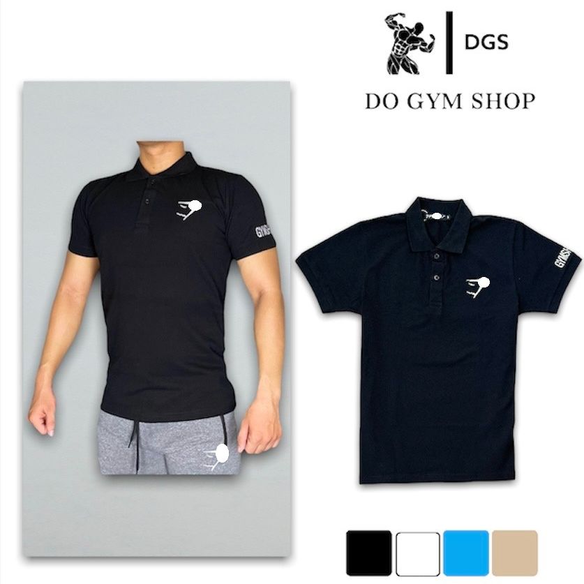 Áo thun polo nam thể thao agpl21 áo thun polo tập gym nam