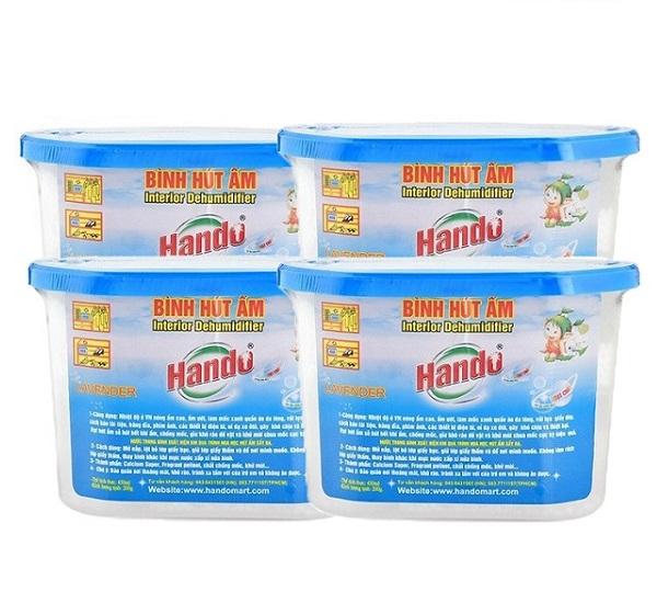 Bộ 4 bình hút ẩm hando 450ml gt450ml3