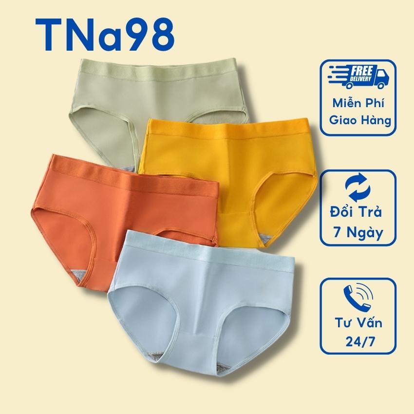 Quần lót nữ thun lạnh tna98 quần lót nữ cotton kháng khuẩn mềm mại nh04