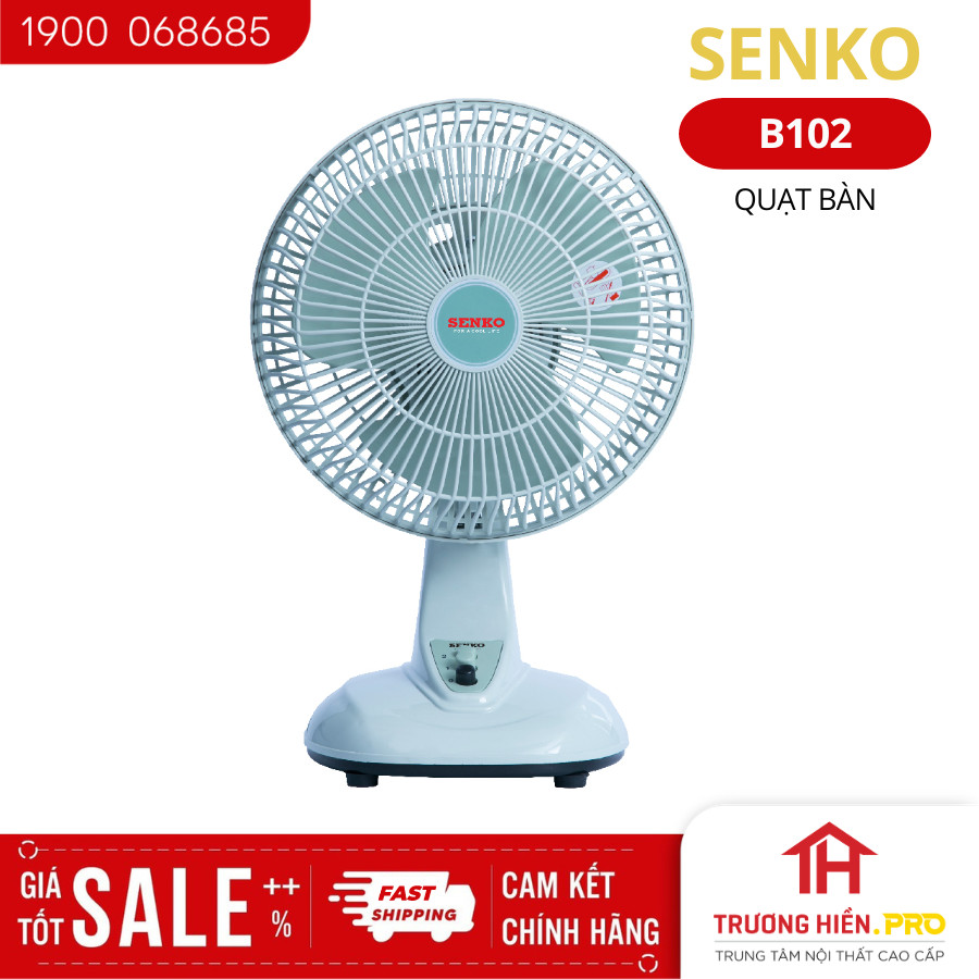 Quạt để bàn mini senko b102- công suất 28 w- hàng chính hãng - giao màu ngẫu nhiên