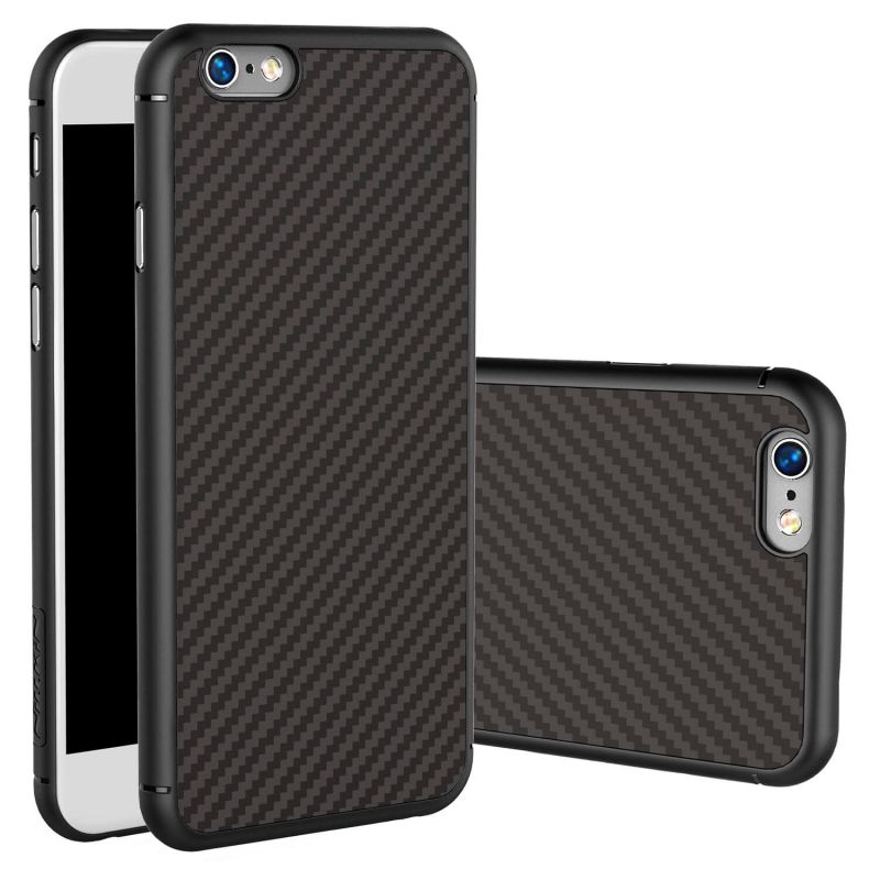 [HCM]Ốp lưng sợi Carbon cho iPhone 6 Plus / 6s Plus Nillkin chống va đập rơi vỡ màn hình xuất sứ Hong Kong (Đen)