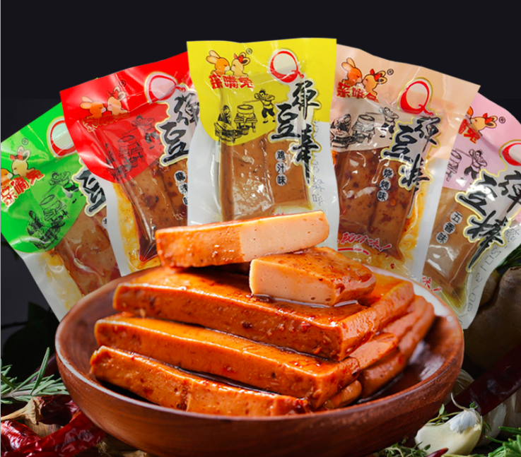 SET Đậu Phụ Khô Sốt Tiêu Đen Ăn Liền - Ăn Ngon Sần Sật - Đồ Ăn Vặt Nội Địa Trung - HOT TIKTOK