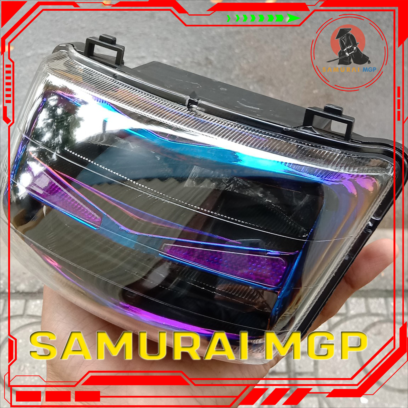 Đèn pha led 2 tầng Wave Thái, Wave 100, Wave 110