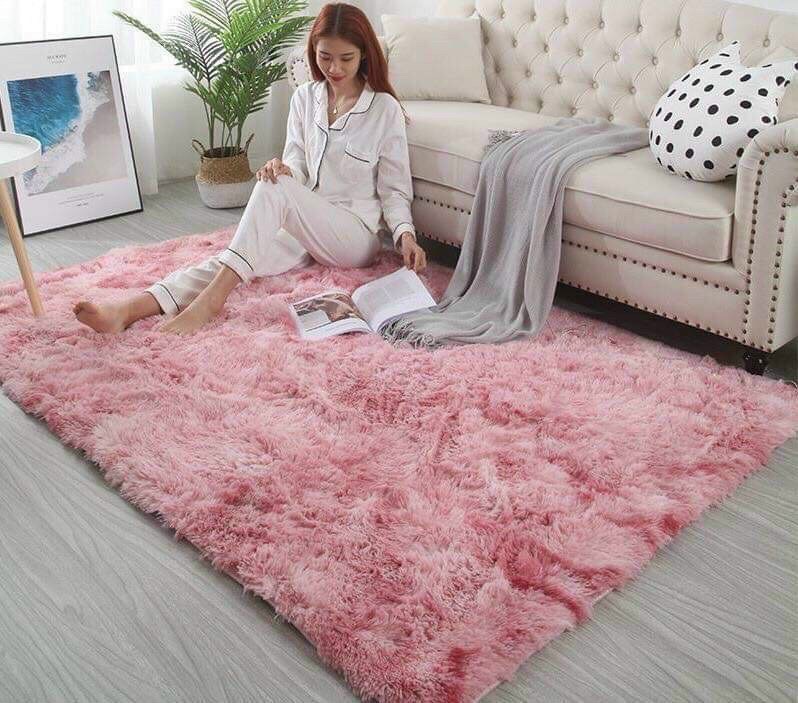 Thảm Lông Trải Sàn , Thảm Trải Giường ,Lông Dày Hàng Mềm Mịn Đẹp , Kích Thước 1m6x2m