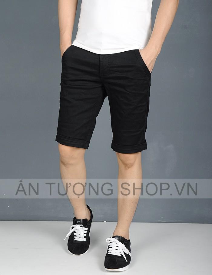 Quần sọt kaki nam co gĩan