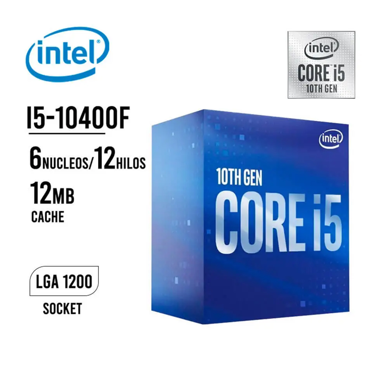 Cpu intel core i5-10400f - socket intel lga 1200