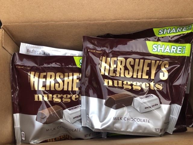 Chocolate  Hershey's Nuggets sữa không nhân ( mẫu mới ) 286g