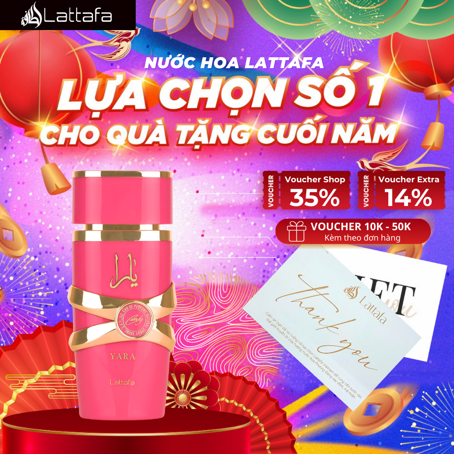Nước hoa Nữ Lattafa Yara Candy EDP 100ml Ngọt ngào như nàng tiểu thư đầy lôi cuốn