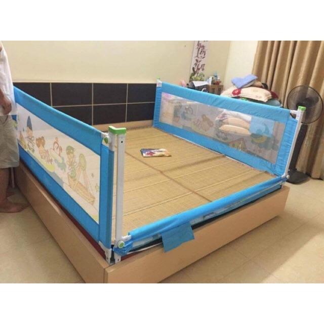 Thanh chắn giường dài 2M cho bé cao 90 cm