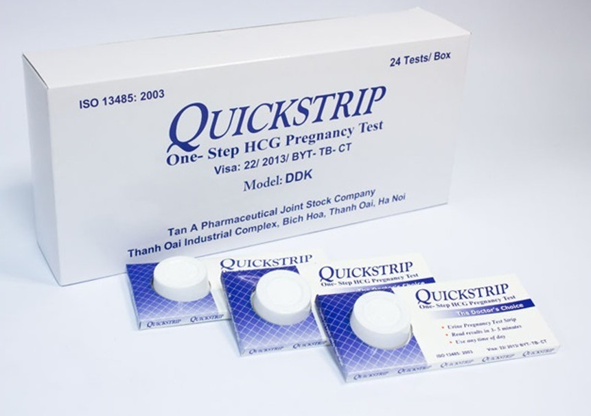 Que thử thai QuickStrip - QT Thu Lan TL76 - giúp phát hiện thai sớm, nhanh và chính xác