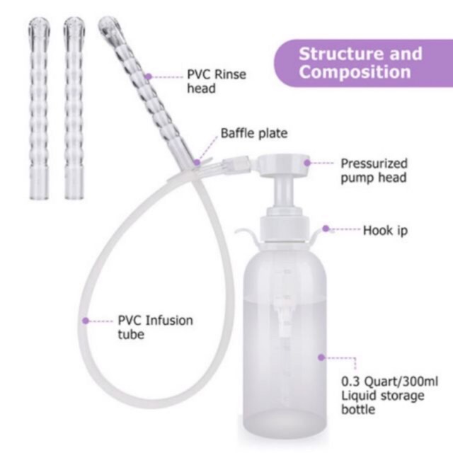 Bình Xịt Chai Xịt Rửa Vệ Sinh Âm Đạo (Vaginal CleaNSing Bottle Kit)