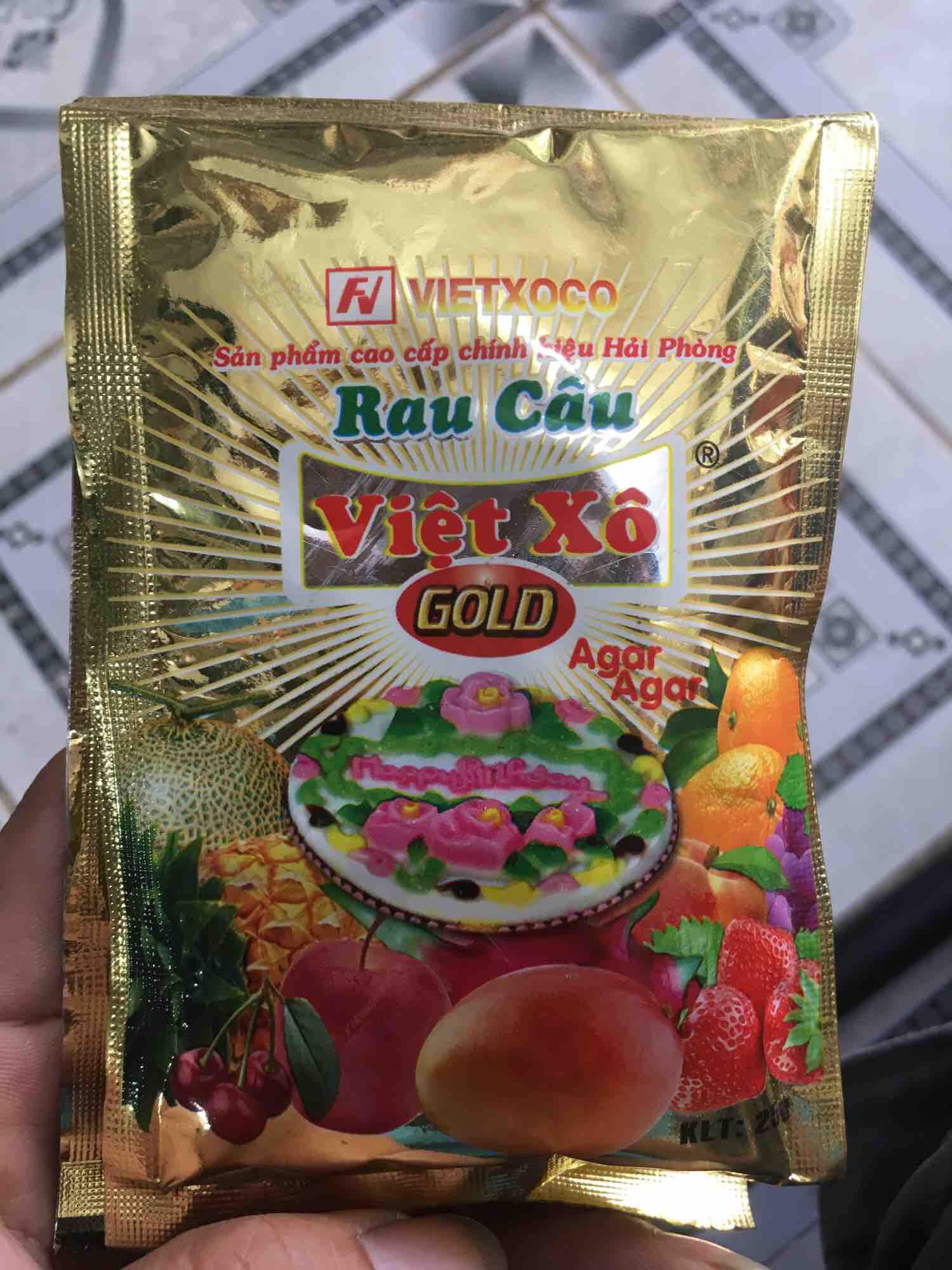 Bột rau câu Việt Xô gói 25g