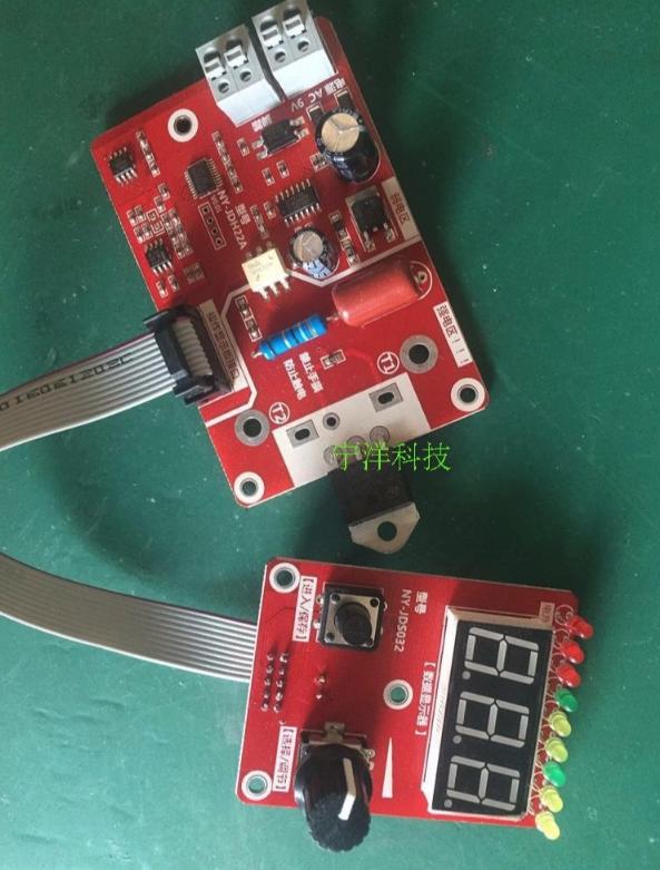 Mạch timer NY-D01, NY-D02 máy hàn cell pin, máy hàn điểm,Mạch timer điều chỉnh dòng áp máy hàn cell có màn hình hiển thị