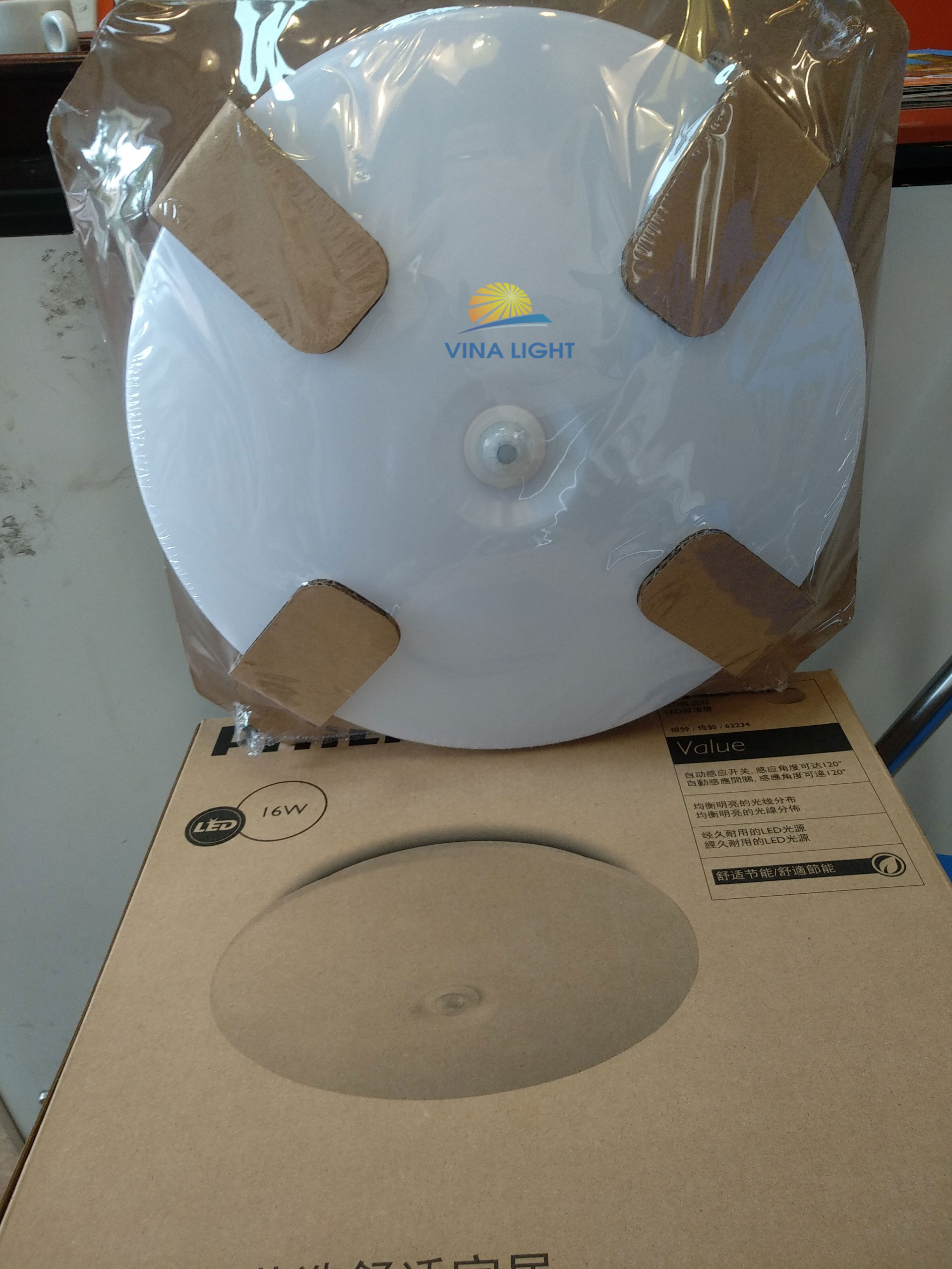 Đèn led ốp trần 16w 33362 philips chính hãng