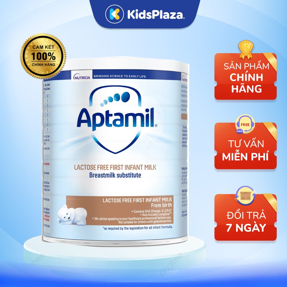  Sữa Aptamil Lactose Free 400g cho bé 0-12 tháng chính hãng - KidsPlaza 