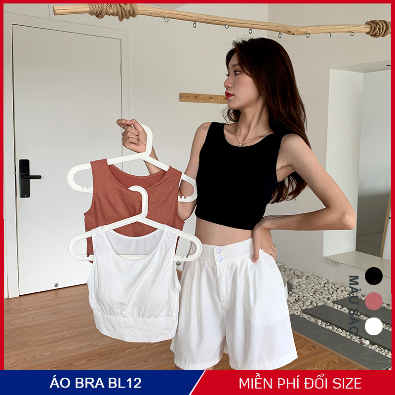 Áo croptop body mặc tập gym, yoga, tập thể thao, chạy bộ, hoặc mặc thường ngày đều đẹp, phong cách - BL12