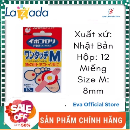 COMBO 3 hộp Miếng dán Nhật Bản loại bỏ mụn cóc mắt cá chân vết chai chân