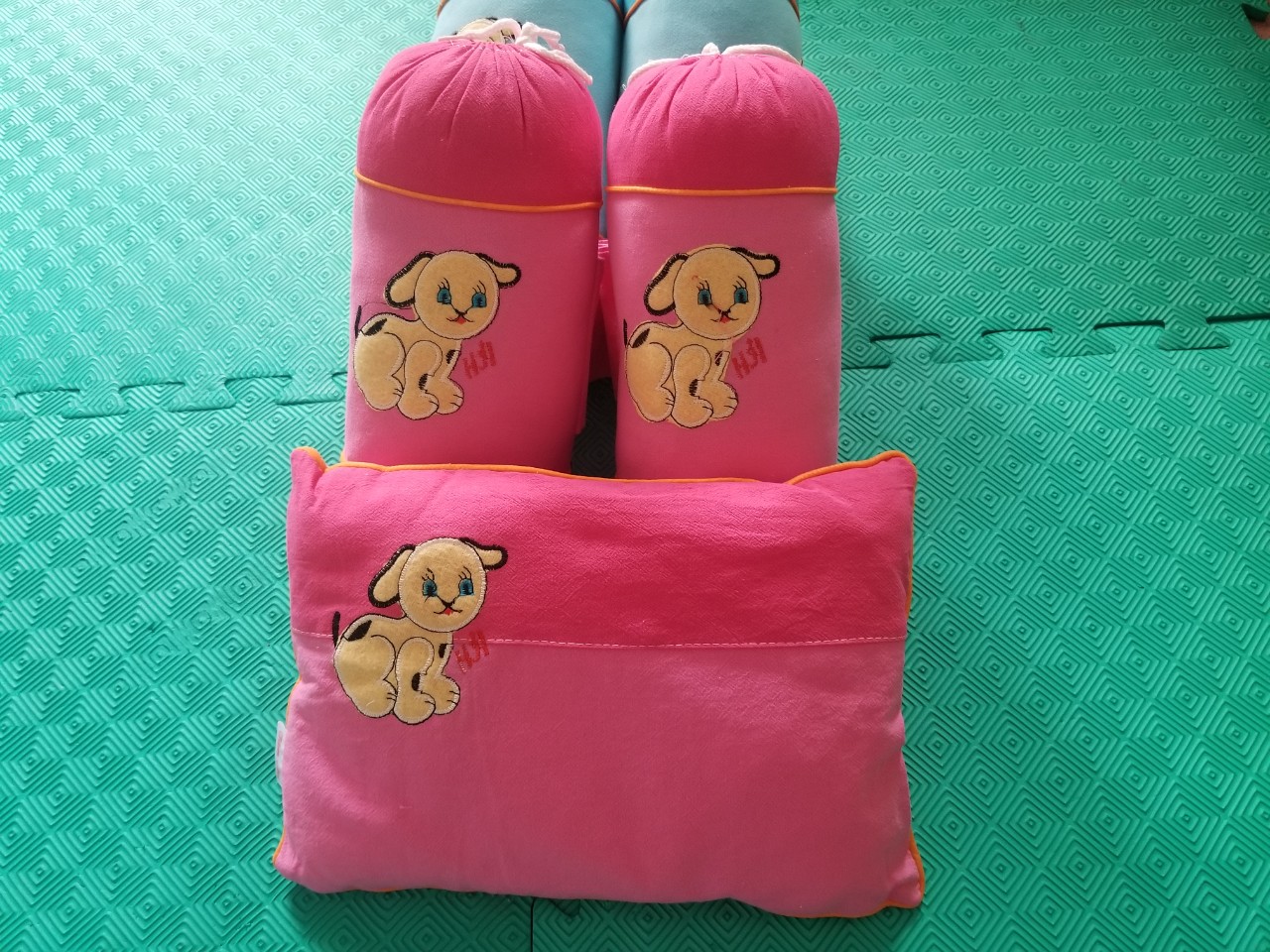 Bộ gối chặn bông cao cấp cho bé