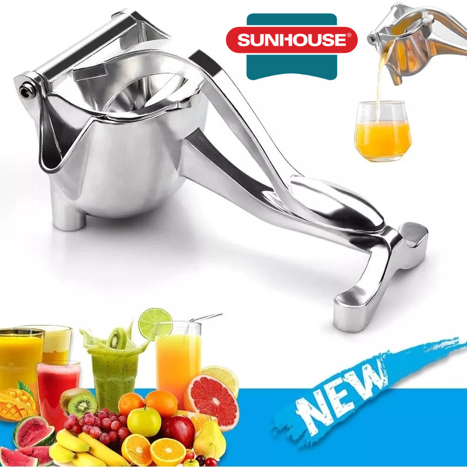 LazCoi FLASH SALE Nửa Giá HÀNG CHÍNH HÃNG Dụng Cụ Ép Hoa Quả Bằng Tay Bằng INOX SUN HOUSE ,Máy Ép Hoa Quả Cầm Tay Chuyên ,Dụng Máy Ép Trái Cây Hoa Quả Đa Năng Giúp Ép Hoa Quả Bóc Tách Vỏ Hạt Cực Dễ Dùng Cho Quán Nước Ép Cam, Táo, Lựu, Thơm, Dưa Hấu, Lê...